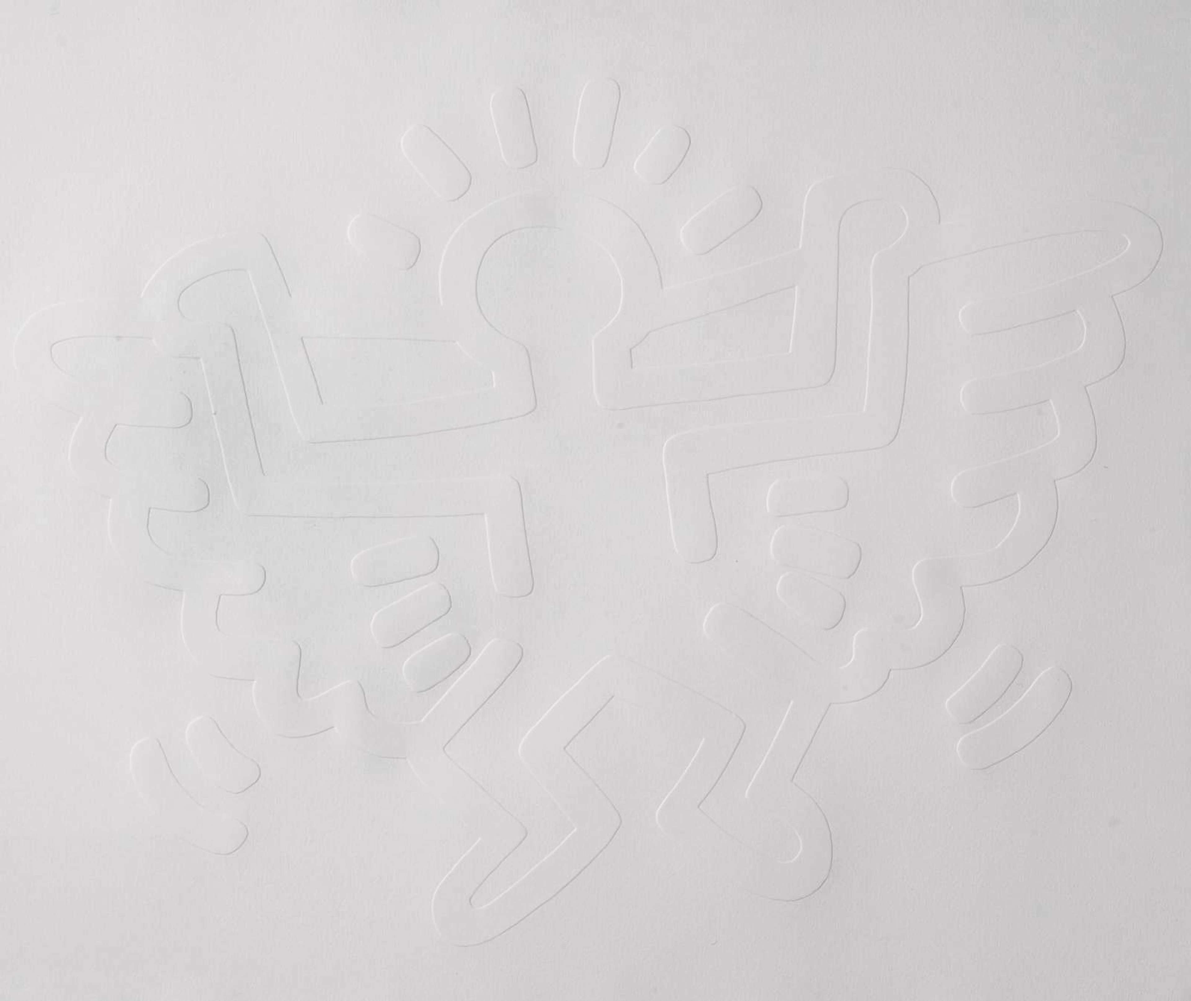 Angel (white) - Unsigned Print by Keith Haring 1990 - MyArtBroker