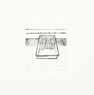 Fish - Signed Print by Wayne Thiebaud 1964 - MyArtBroker