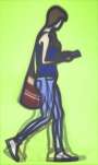 Julian Opie: Waitress - Signed Print