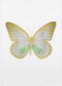 Damien Hirst: The Souls I (oriental gold, silver gloss, leaf green) - Signed Print