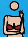 Julian Opie: Ruth With Cigarette 4 - Signed Print