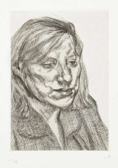 Head Of Ib - Signed Print by Lucian Freud 1988 - MyArtBroker