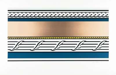 Entablature IV - Signed Print by Roy Lichtenstein 1976 - MyArtBroker