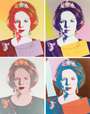 Andy Warhol: Queen Beatrix Of The Netherlands (F. & S. II.338-341) (complete set) - Signed Print