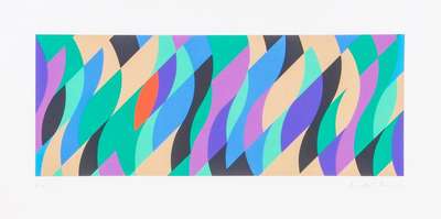 Red - Signed Print by Bridget Riley 2005 - MyArtBroker