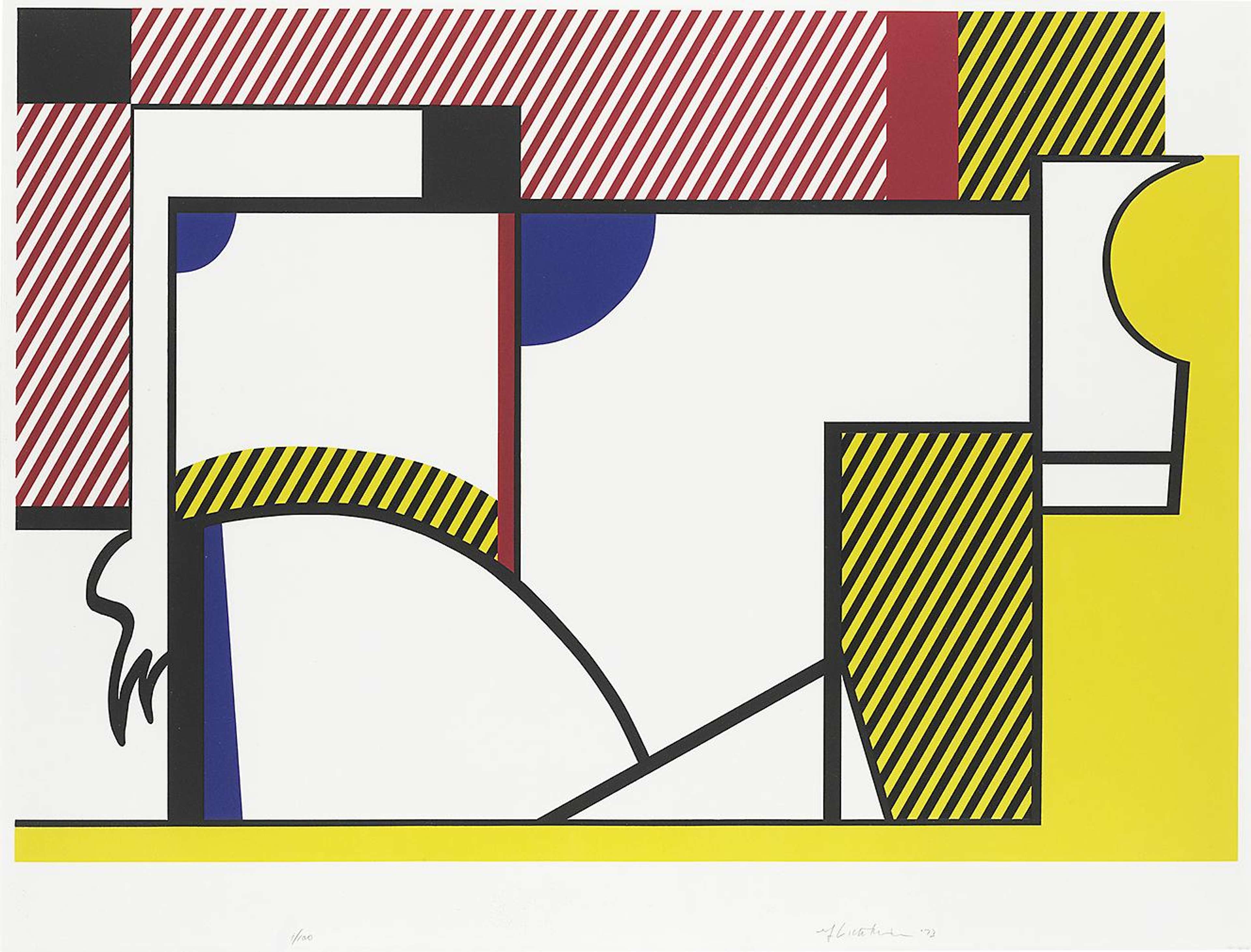 Bull IV - Signed Print by Roy Lichtenstein 1973 - MyArtBroker