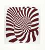 Victor Vasarely: Zebra Couple (Silver) - Signed Print