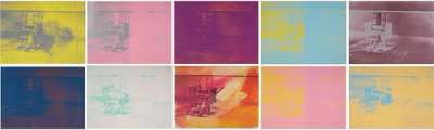 Electric Chair (complete set) - Signed Print by Andy Warhol 1971 - MyArtBroker