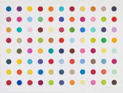 M-Fluorobenzylamine - Signed Print by Damien Hirst 2018 - MyArtBroker