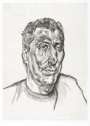 Lucian Freud: Head Of Ali - Signed Print