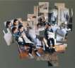George, Blanche, Celia, Albert And Percy, London, January - Signed Print