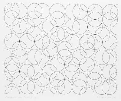 Composition With Circles 5 - Signed Print by Bridget Riley 2005 - MyArtBroker