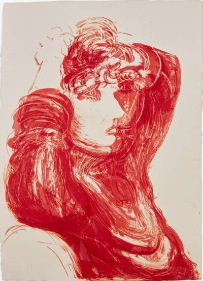 Red Celia - Signed Print by David Hockney 1984 - MyArtBroker