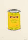 Soup Can (banana, lime and purple) - Signed Print