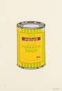 Banksy: Soup Can (banana, lime and purple) - Signed Print