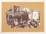 Banksy: Morons (sepia) - Signed Print