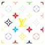 Takashi Murakami: Superflat Monogram (lemon) - Signed Print