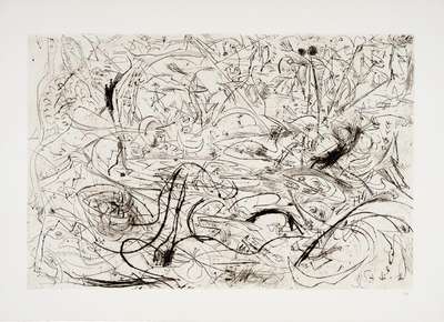 Untitled (P19) - Unsigned Print by Jackson Pollock 1967 - MyArtBroker