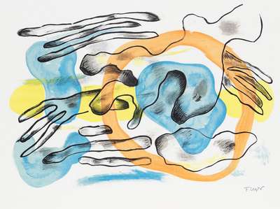 Les Nuages - Signed Print by Fernand Leger 1959 - MyArtBroker