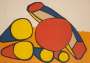 Alexander Calder: Composition With Circles And Tubes - Signed Print