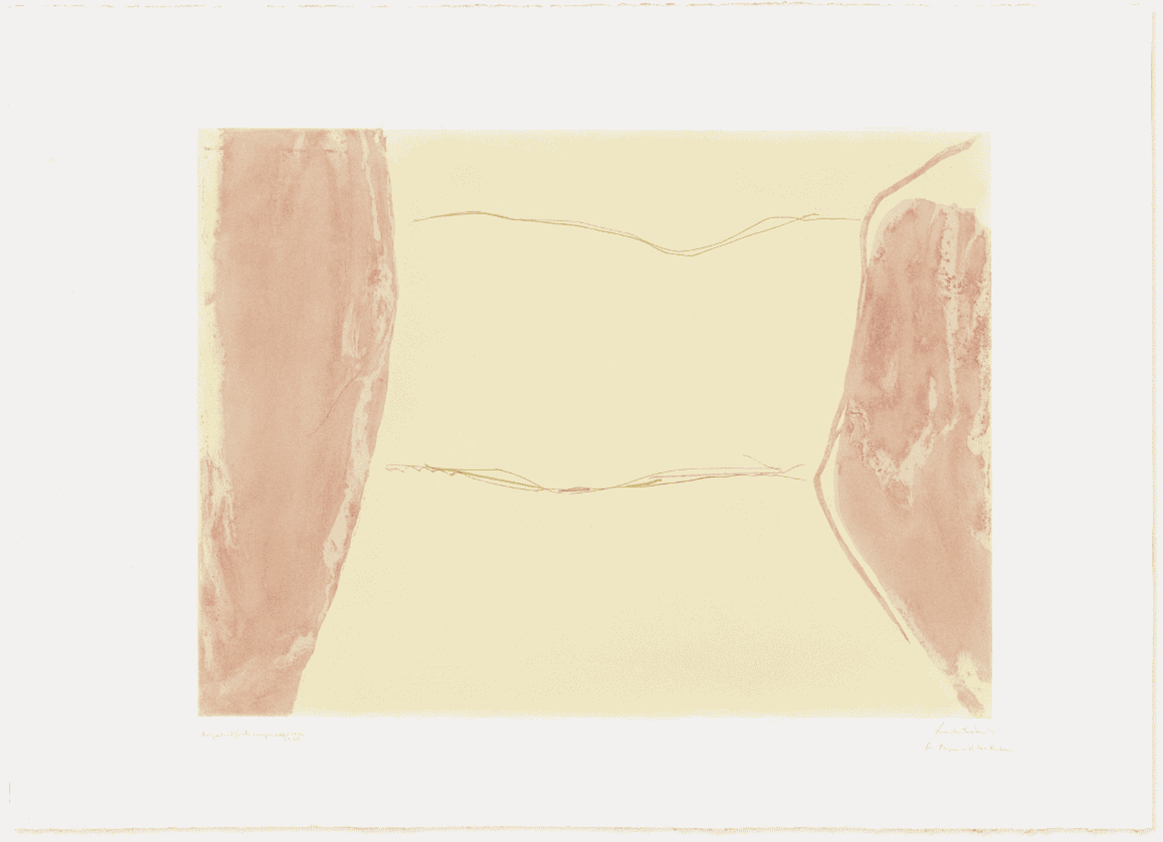 Ponti - Signed Print by Helen Frankenthaler 1973 - MyArtBroker