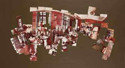 Luncheon At The British Embassy, Tokyo, February 16th 1983 - Signed Print by David Hockney 1983 - MyArtBroker