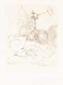 Salvador Dali: Don Quichotte Horseman - Signed Print