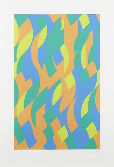 Sylvan - Signed Print by Bridget Riley 2000 - MyArtBroker