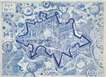 A Map of Days (blue) - Signed Print