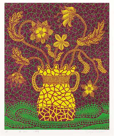 Flowers 2 - Signed Print by Yayoi Kusama 1999 - MyArtBroker