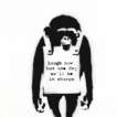 Laugh Now (canvas) - Signed Spray Paint