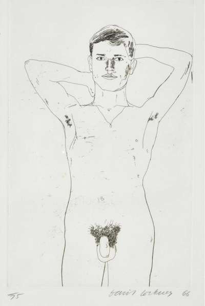 In An Old Book - Signed Print by David Hockney 1966 - MyArtBroker