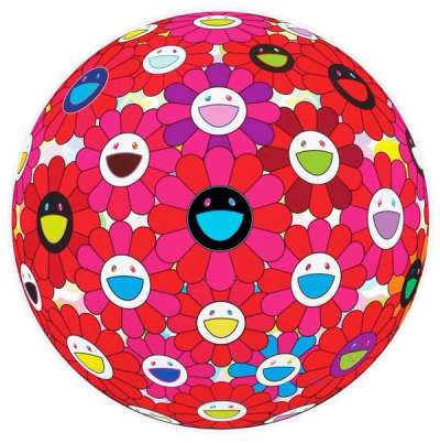 Flower Ball: Burning Blood - Signed Print by Takashi Murakami 2018 - MyArtBroker