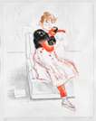 Celia Observing - Signed Print