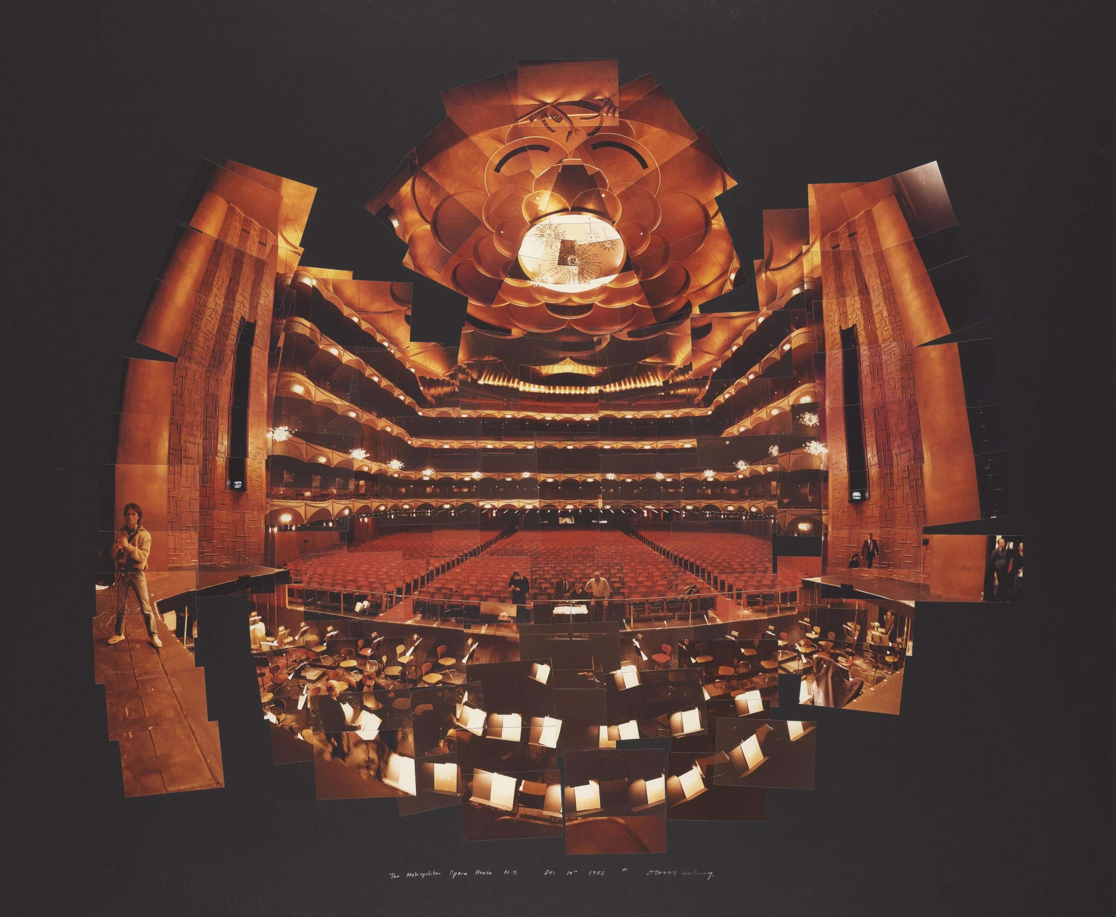 The Metropolitan Opera House - Signed Print by David Hockney 1982 - MyArtBroker