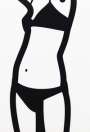 Julian Opie: Watching Suzanne (front) 6 - Signed Mixed Media