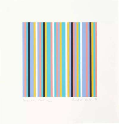 Serpentine - Signed Print by Bridget Riley 1999 - MyArtBroker