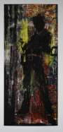 Richard Hambleton: Standing Shadow (yellow & red) - Unsigned Print