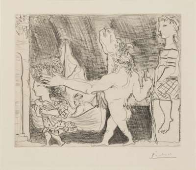 Minotaure Aveugle Guidé Par Une Fillette II (La Suite Vollard) - Signed Print by Pablo Picasso 1934 - MyArtBroker