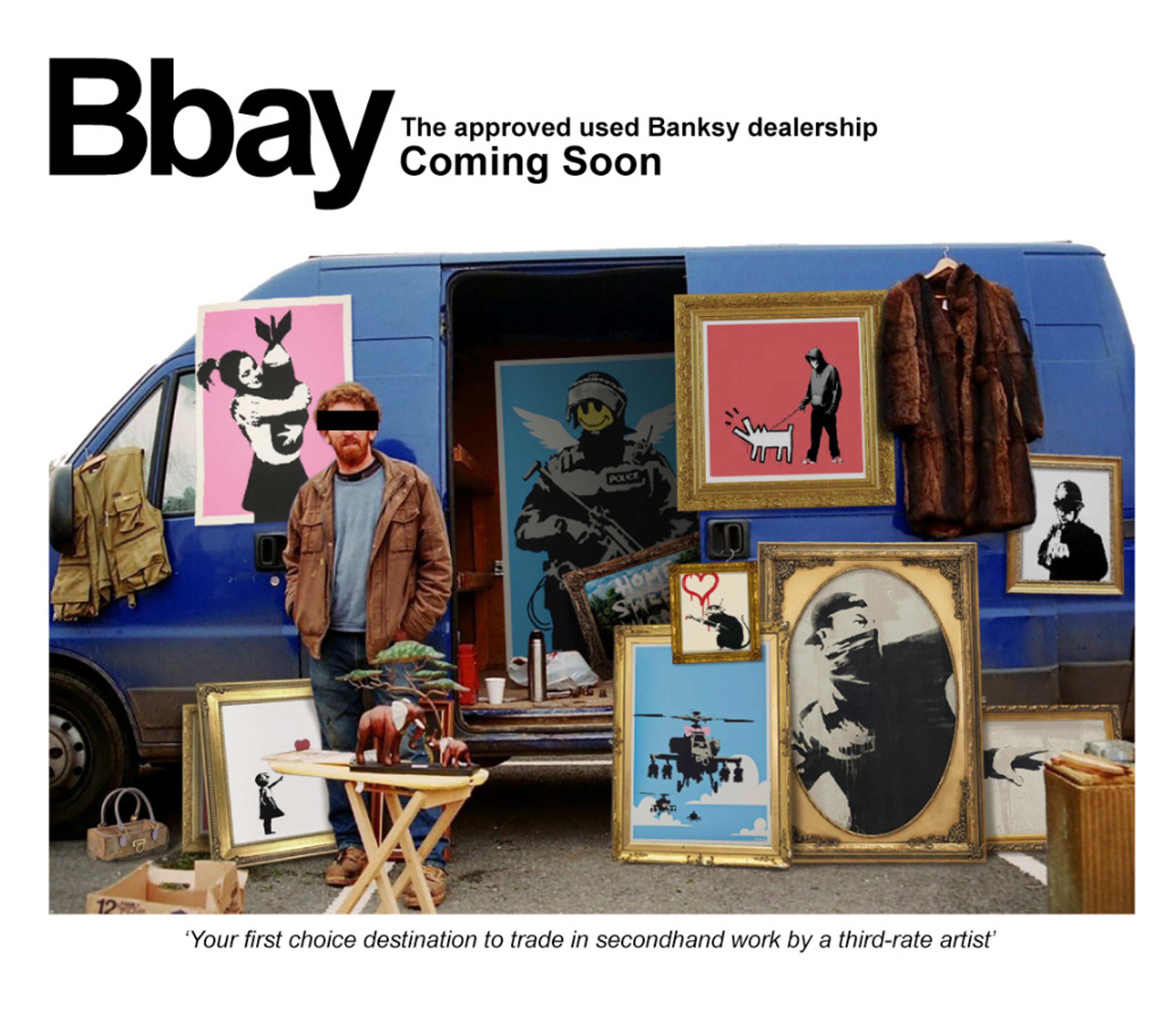 Page d'accueil BBay de Banksy, 2019 - MyArtBroker