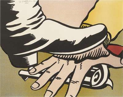 Foot And Hand - Signed Print by Roy Lichtenstein 1964 - MyArtBroker