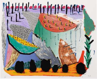 Slow Rise - Signed Print by David Hockney 1993 - MyArtBroker