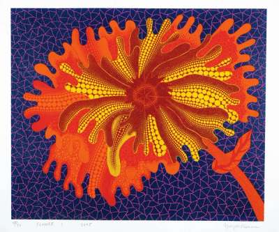 Flower C - Signed Print by Yayoi Kusama 2005 - MyArtBroker