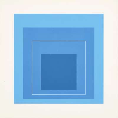 WLS XIII - Signed Print by Josef Albers 1966 - MyArtBroker
