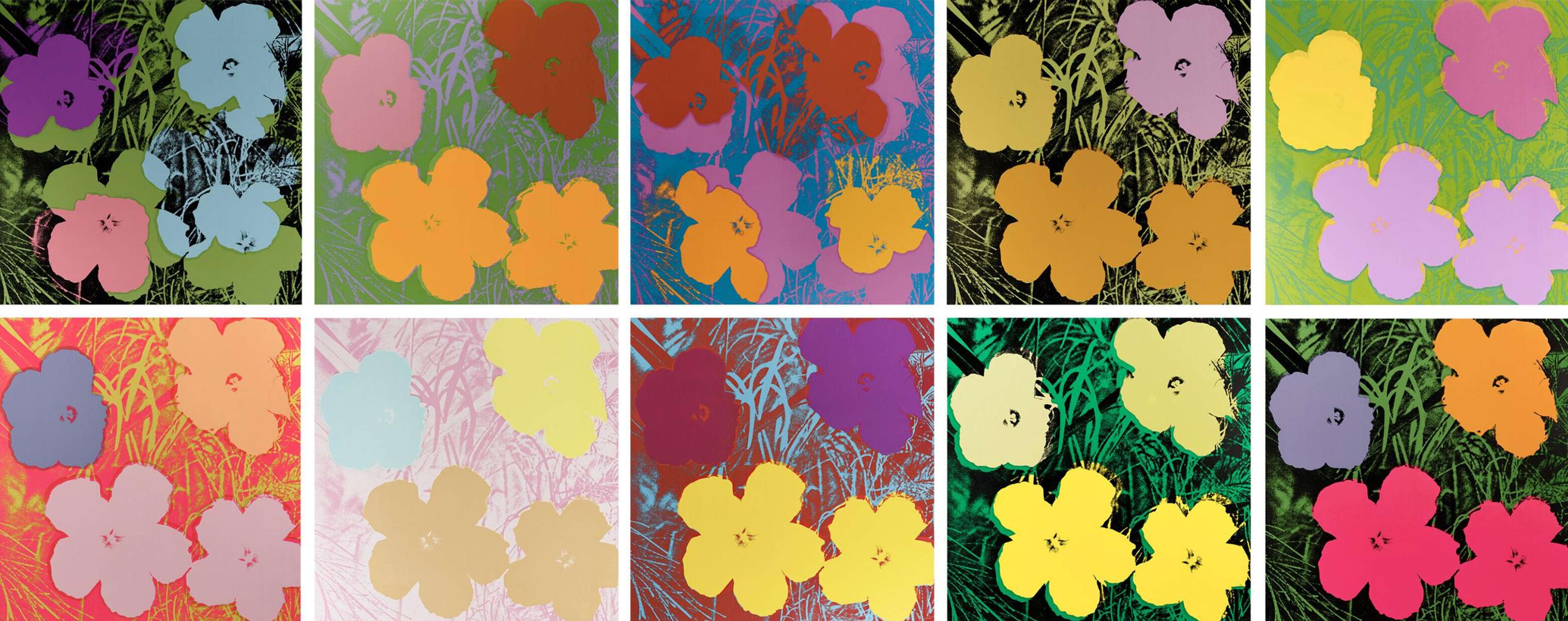 Fleurs (F. & S. II.64-73) (série complète) par Andy Warhol - MyArtBroker