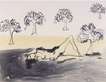 Laying With The Olive Trees - Signed Print
