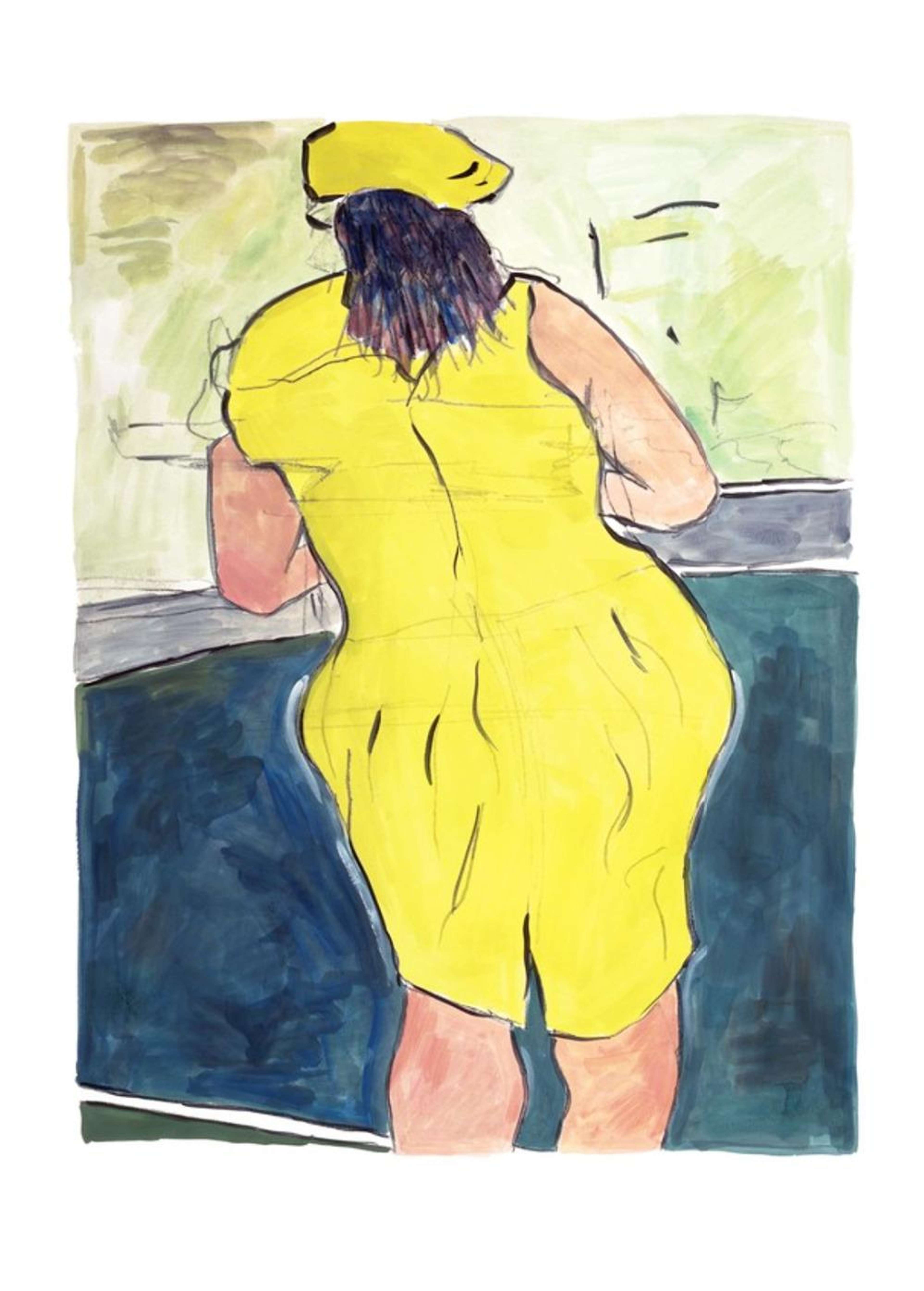 Woman In Red Lion Pub © Bob Dylan 2008 - MyArtBroker