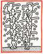 Keith Haring: Three Lithographs 3 - Signed Print