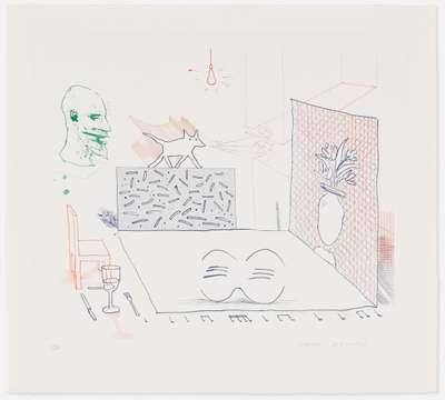 Discord Merely Magnifies - Signed Print by David Hockney 1977 - MyArtBroker