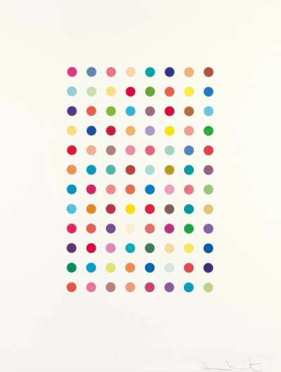 Xylene Cyanol Dye Solution - Signed Print by Damien Hirst 2005 - MyArtBroker